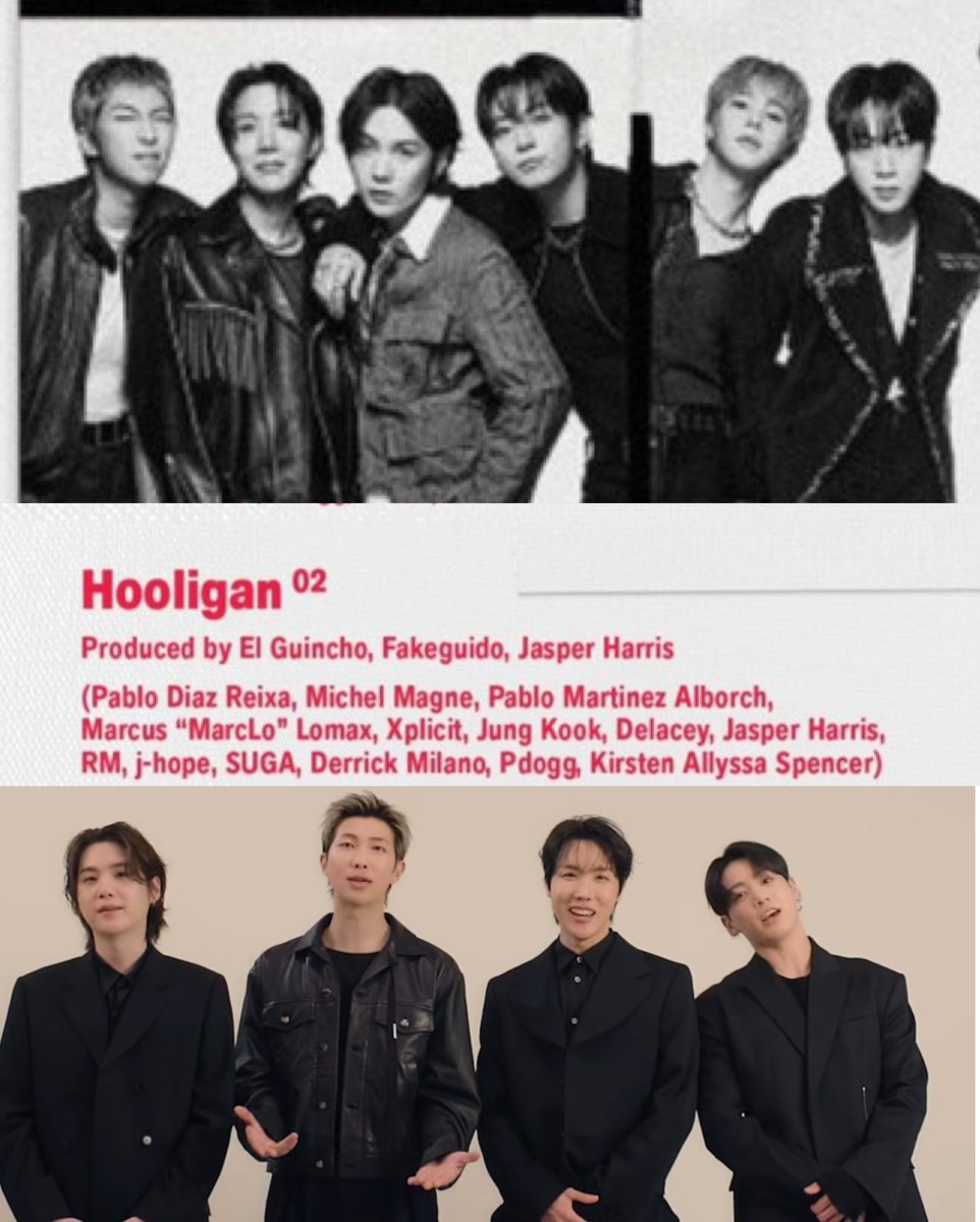 ianadmirer's tweet image. jungkook with rapline in the pictures instead of being with vocal line rap line and jungkook participated in the production of hooligan so it might be hooligan subunit  👀👀
are we getting rapper jungkook??
