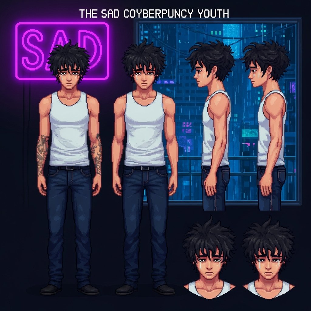 dreamixel_deep's tweet photo. The same character, every night. Just waiting for something to change. 🌧️ #pixelart #solitude https://t.co/xQBQWs50tW