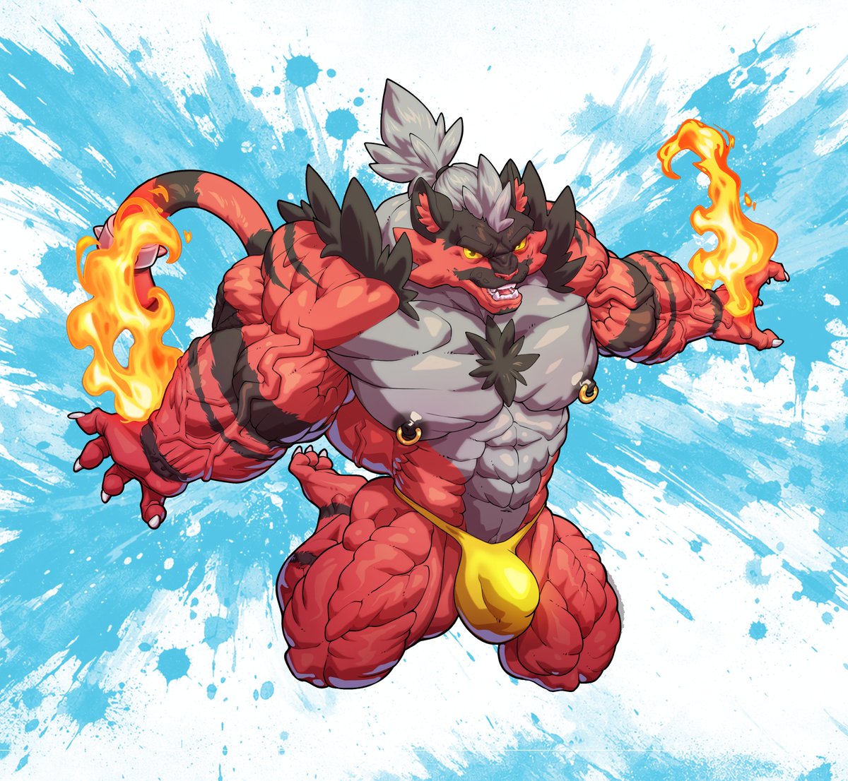 Blazing Ifrit Art tweet media