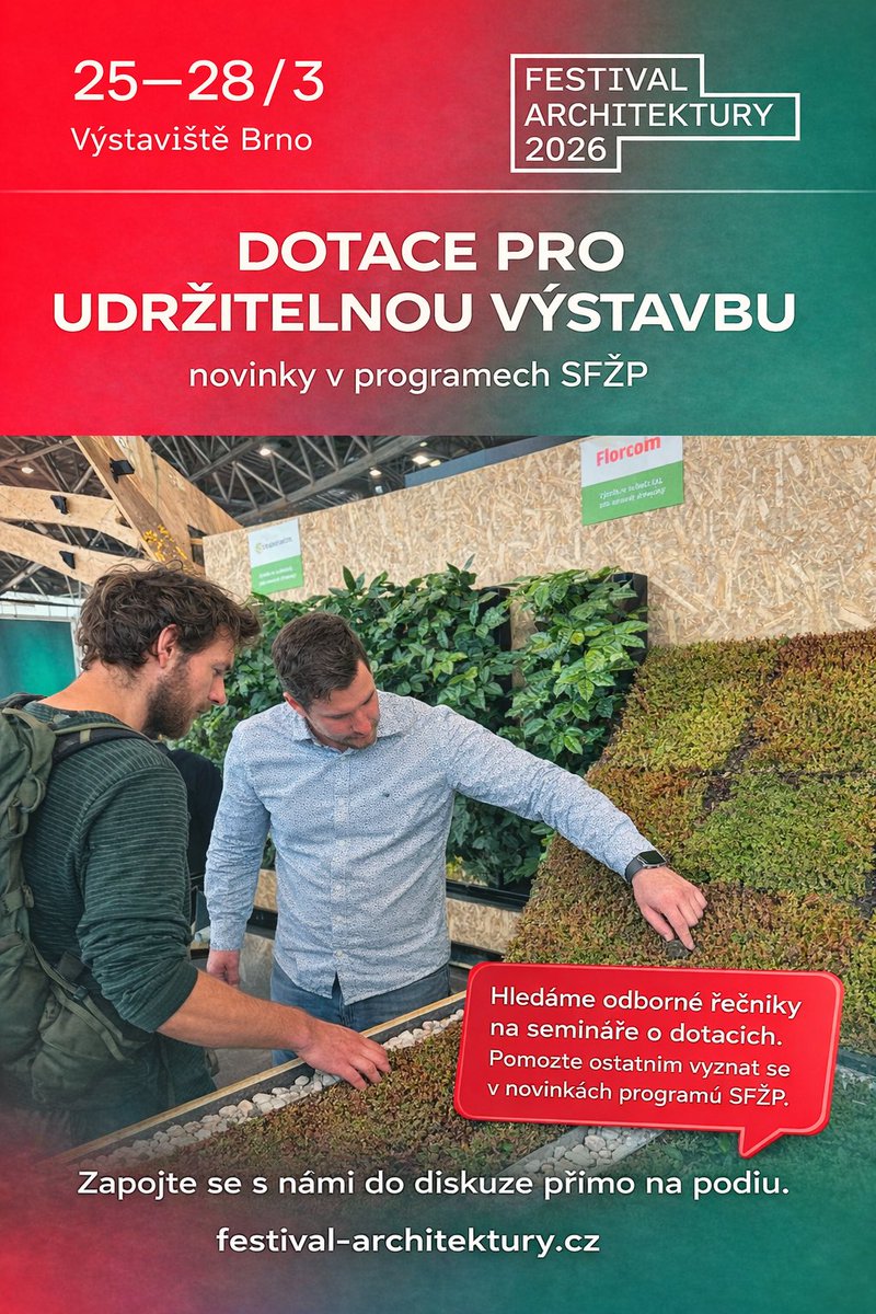 FArchitektury's tweet photo. Přidejte se k nám na podium a staňte se řečníkem. https://t.co/1vnOf3UH6G