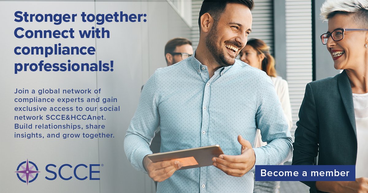 Society of Corporate Compliance and Ethics (SCCE)® tweet media