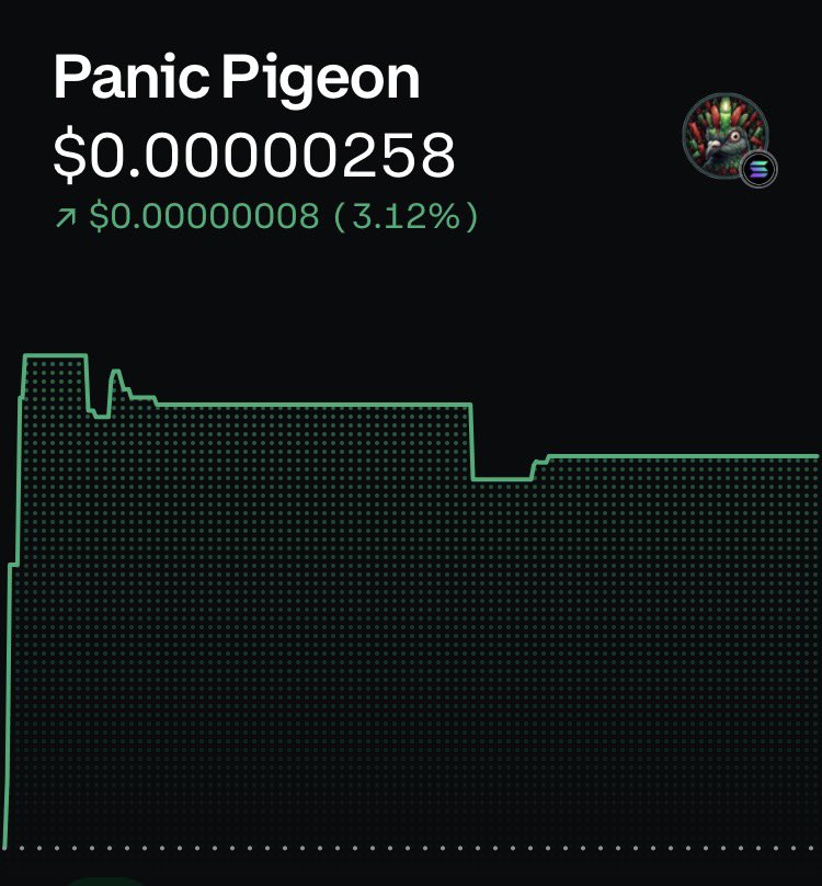 Panic Pigeon | $PANIC tweet media