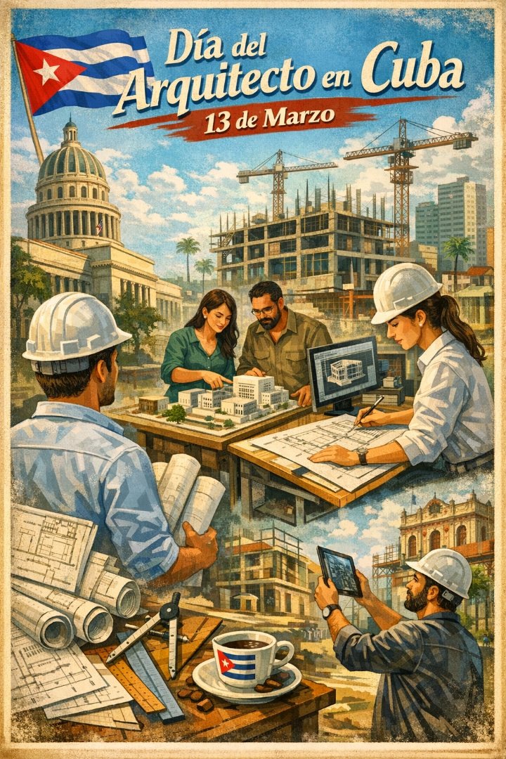 Este #13DeMarzo celebramos a quienes diseñan espacios para vivir, soñar y resistir. Desde la restauración patrimonial hasta la creación de viviendas dignas, los arquitectos cubanos enfrentan desafíos con creatividad, compromiso social y profundo amor por su tierra. 
#TercerFrente