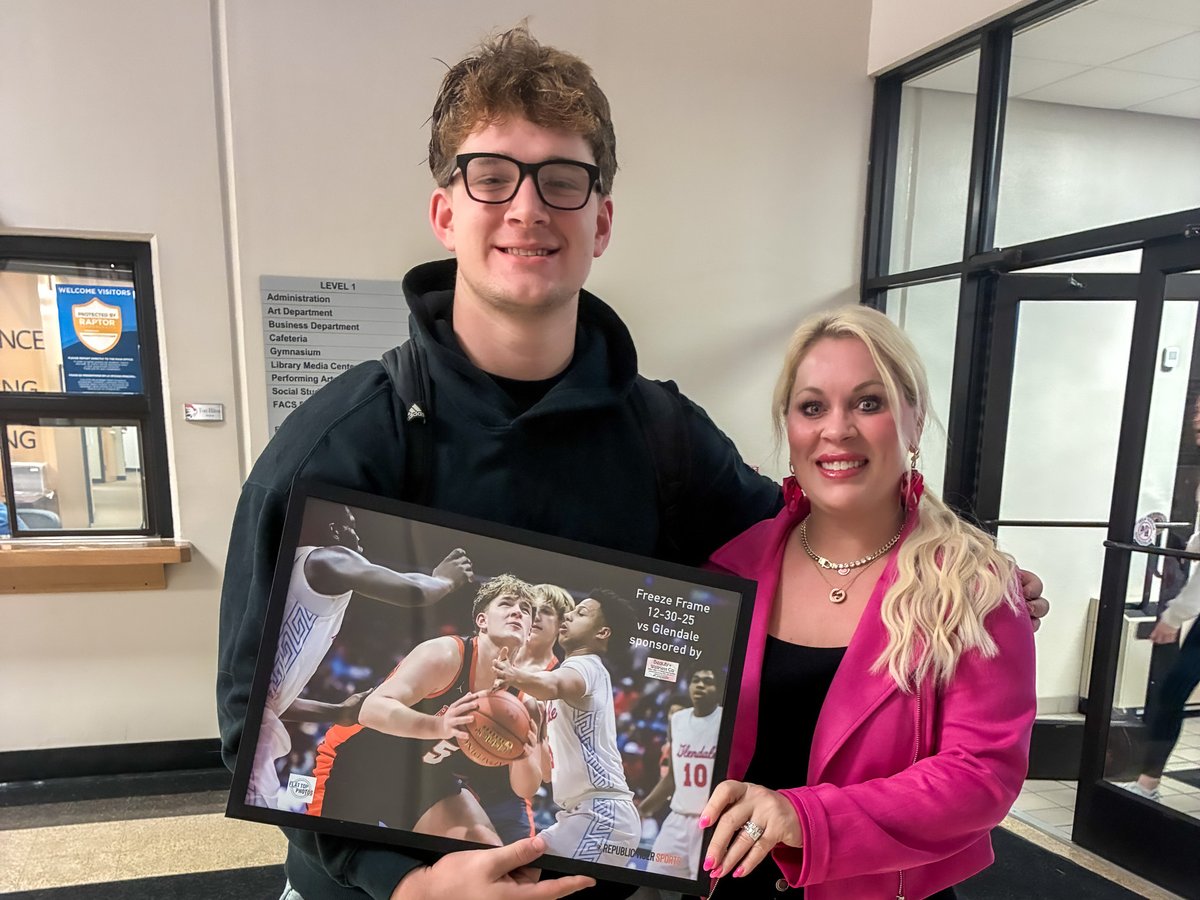 One more Freeze Frame today from Vanessa and Beauty + Wellness Co for Republic boys basketball.