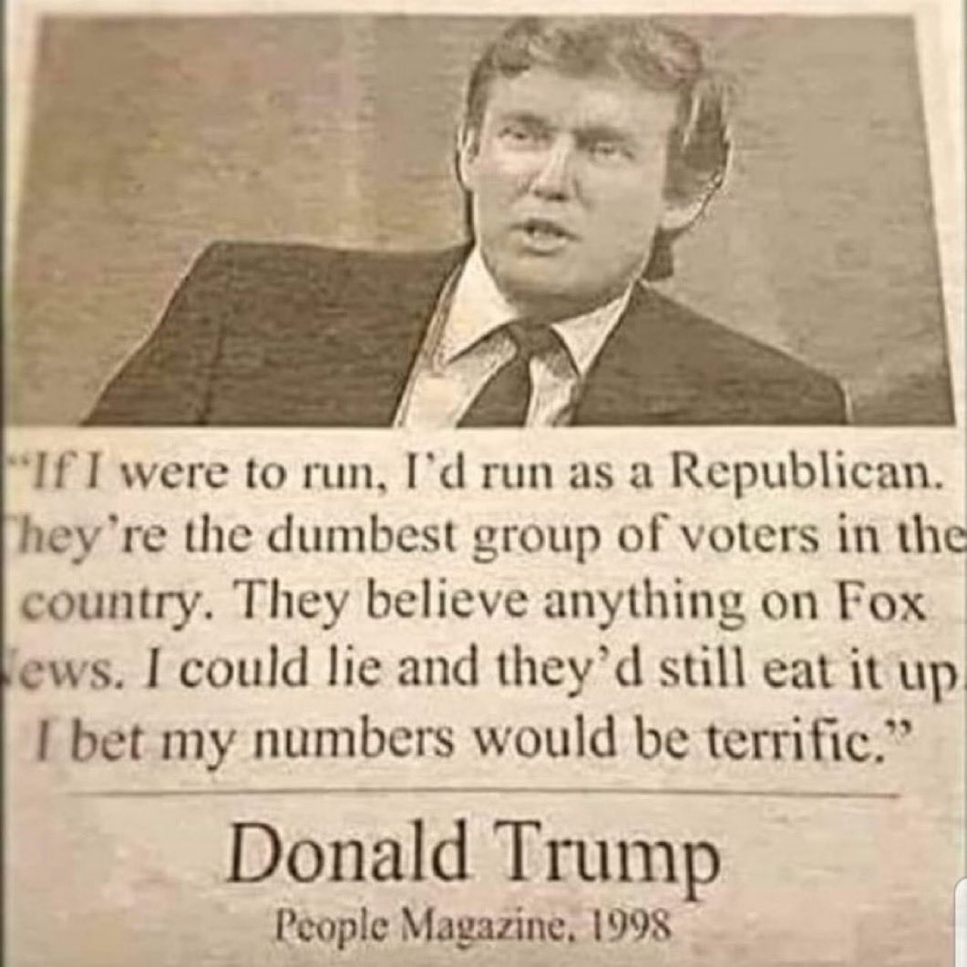 <a href="/GuntherEagleman/">Gunther Eagleman™</a> Trump was definitely right about one thing and losers and suckers fall for it every day: