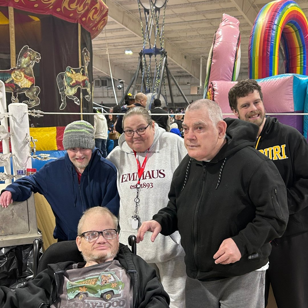 Last week, Emmuas' clients took a fun day trip to see the circus with their Direct Support Professional, Crissy. They spent the afternoon enjoying the show and all the circus had to offer. A wonderful time experiencing something new together.