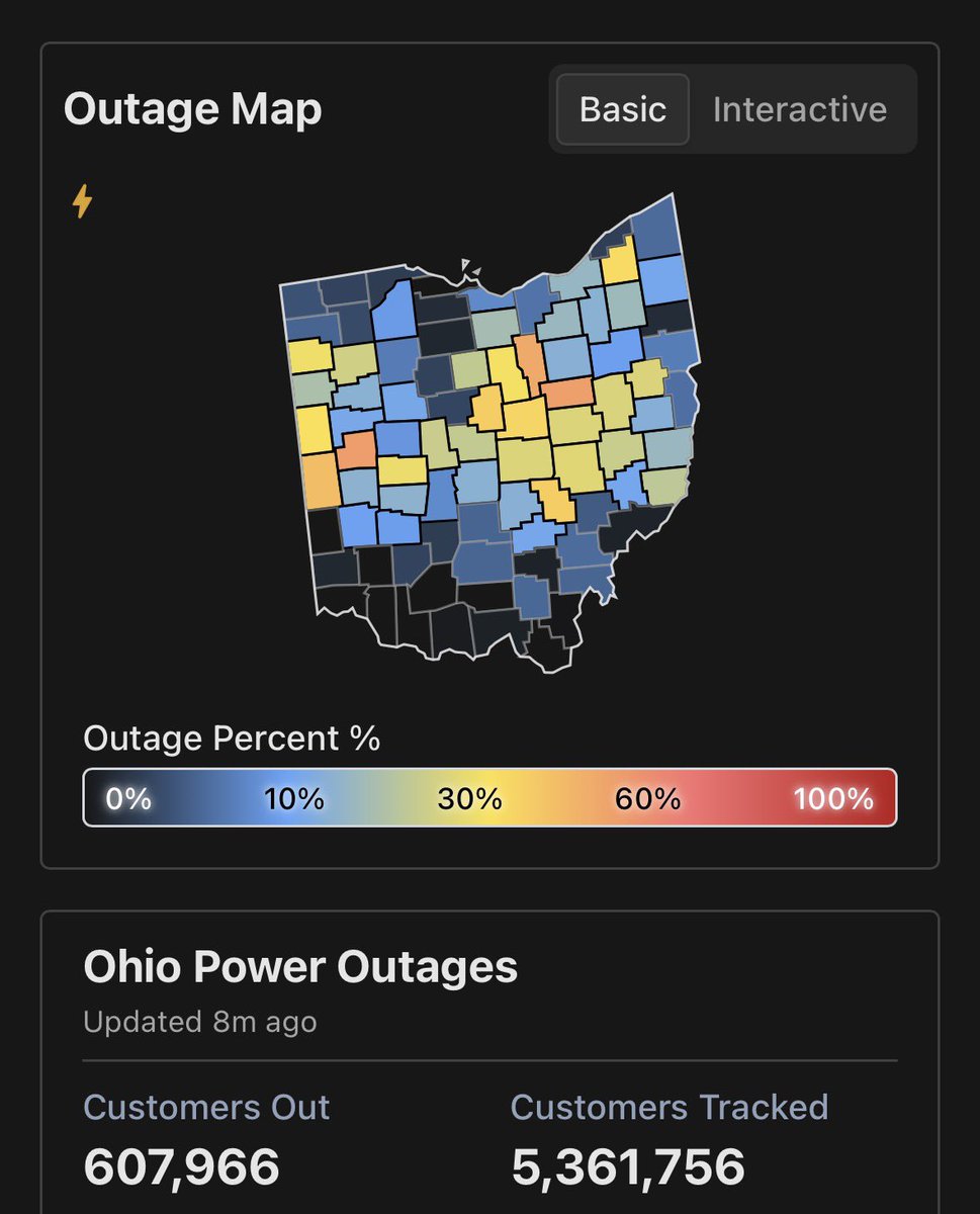 Stupercell's tweet photo. Wow… now at over 1 million without power in the CONUS. Ohio accounts for over half of it…

#OHwx https://t.co/sMtMsfIRLs