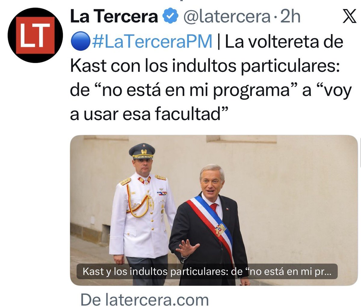 Alooooo <a href="/latercera/">La Tercera</a> por qué borran mis tuits. Este es el tercero. 
Igual no lo encuentro en su página