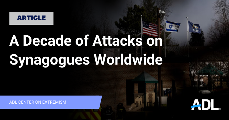 1/ Attacks on synagogues worldwide have escalated over the past decade — picking up sharply after the Hamas-led October 7 terror massacre. From Michigan to Manchester, we've documented over 50 incidents across the globe. 🧵adl.org/resources/arti…
