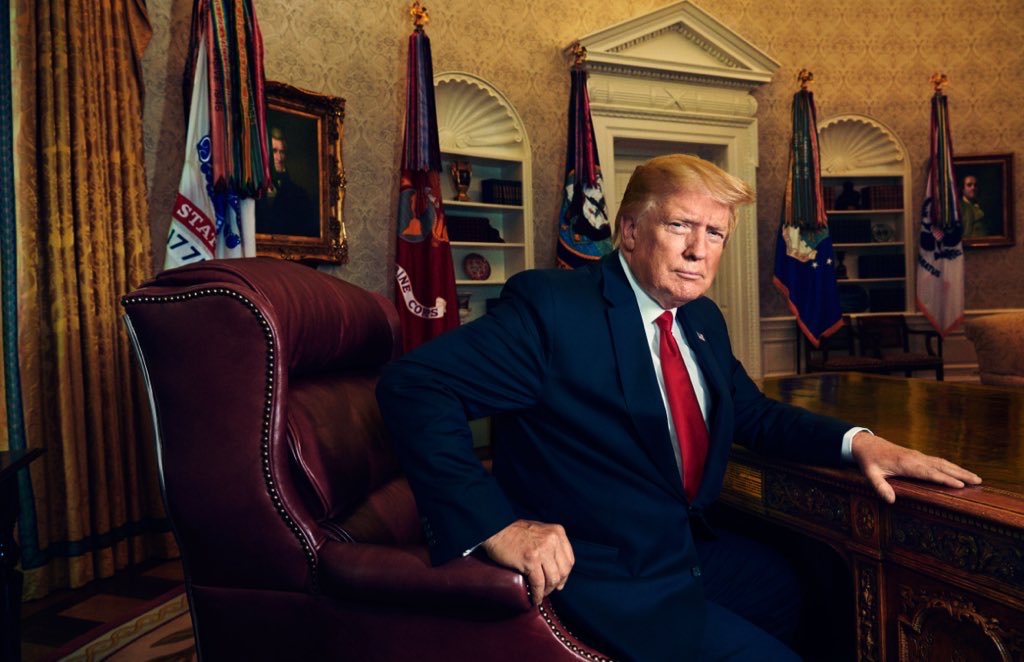 BREAKING: Trump says if he could come back as anyone else in history, he would choose himself.