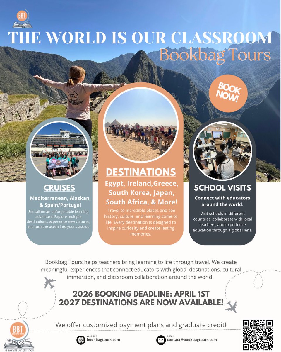 Bookbag Tours tweet media