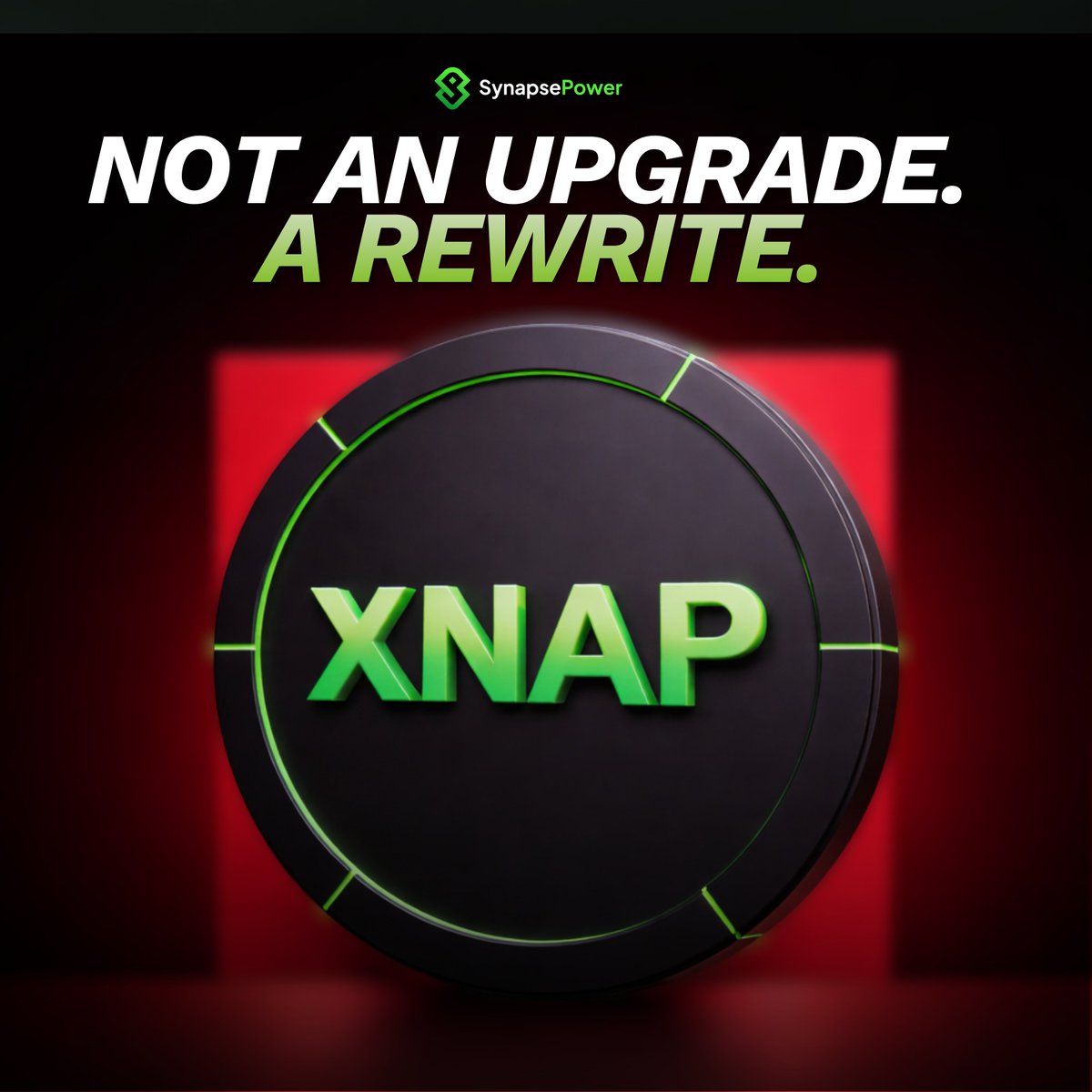 xnaptoken's tweet photo. Not an upgrade.
A rewrite.
When systems evolve, small changes aren’t always enough.
Sometimes the foundation itself needs to be redesigned.

XNAP is built with that mindset. https://t.co/heVlSRzlg3