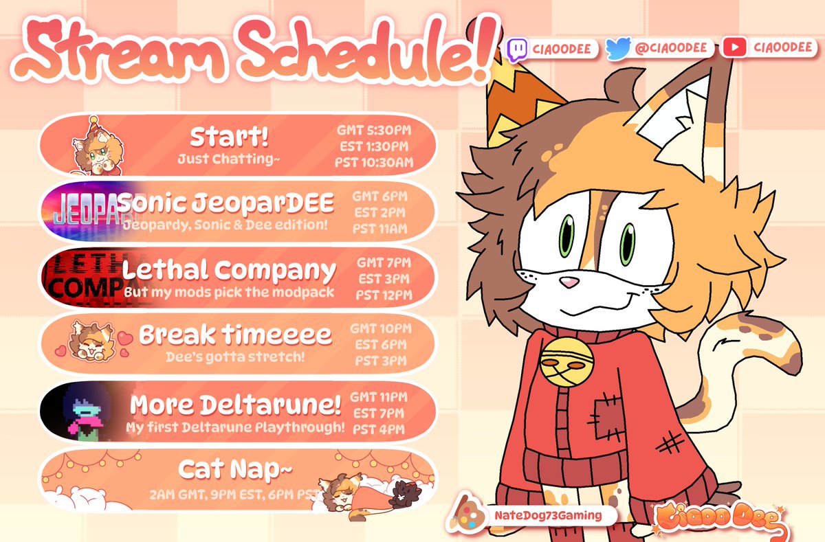 ‼️ SUBATHON DAY 2 ‼️

TOMORROW AT 5:30PM GMT / 1:30PM EST / 10:30AM PST 

WE DOING SONIC JEOPARDY AND LETHAL COMPANY CROWD CONTROL! 

#SonicTheHedgehog #Sonic #Vtuber