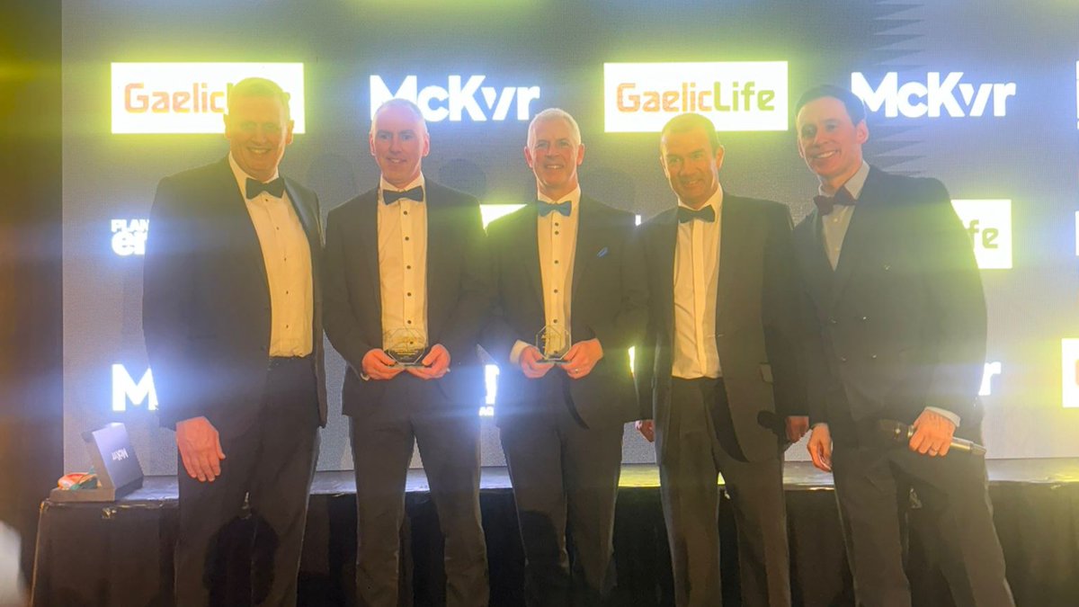 Gaelic_Life's tweet photo. CONGRATULATIONS to Charlie O'Kane and Maxi Curran @MoneyglassGAC who are the 2025 #GLALLSTARS Ladies' Football Managers of the Year sponsored by @exportfreight @PlantandCivil @McKeeverSports @UlsterLadies https://t.co/u3QgPsjvfW
