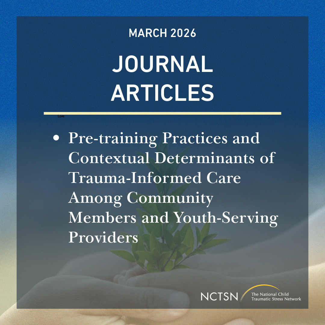 National Child Traumatic Stress Network tweet media