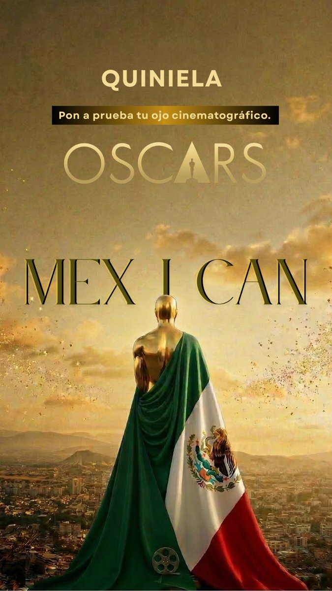 filmajalisco's tweet photo. 🇲🇽 ¡El talento mexicano brilla en los #Oscars2026! Desde Guillermo del Toro con Frankenstein hasta los increíbles artistas de animación y sonido que nos representan.
¿Ya tienes a tus favoritos? ¡Únete a nuestra quiniela y demuestra tu ojo cinéfilo! 👉https://t.co/nmOYpKHWgS https://t.co/3O2Ilgs8FW