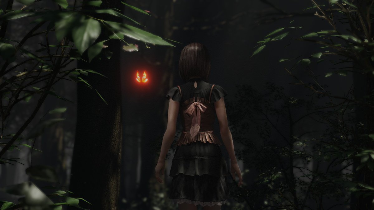 chrominius's tweet photo. it looks so pretty!! ❤🦋👻 #fatalframeremake https://t.co/J0uznvcECH
