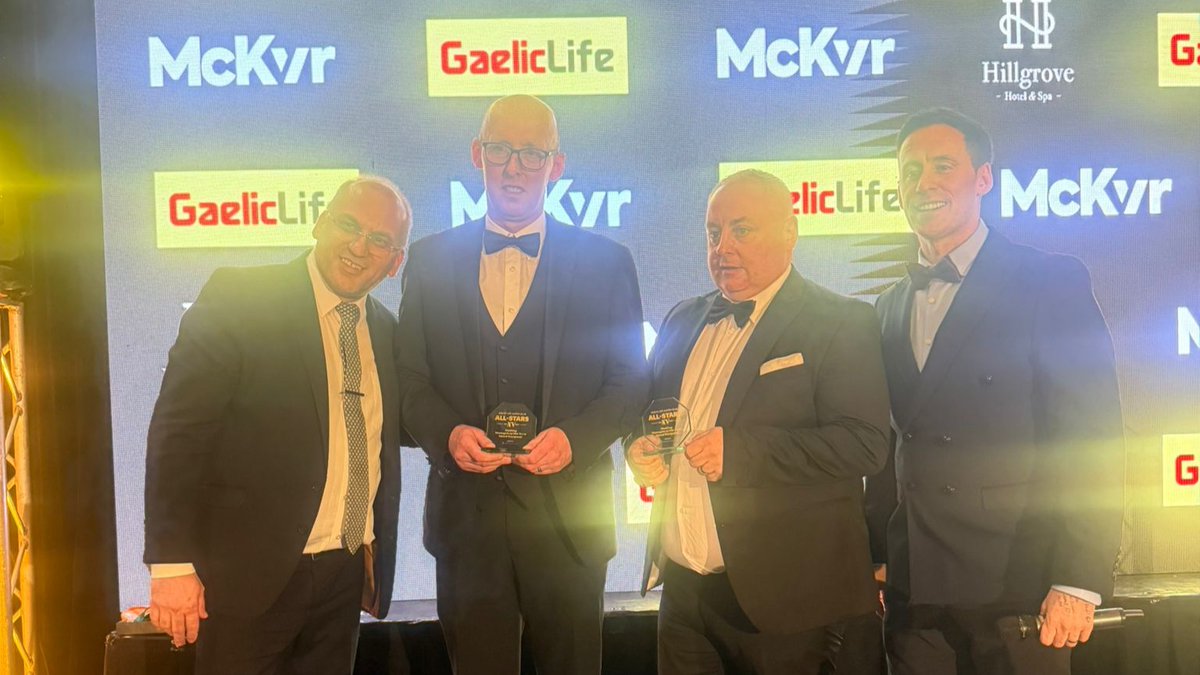 Gaelic_Life's tweet photo. CONGRATULATIONS to Paul McCormack @GACSlaughtneil who is the 2025 #GLALLSTARS Hurling Manager of the Year sponsored by @Hillgrove Hotel. @McKvr_Sports @UlsterGaa https://t.co/45BtFUBypI
