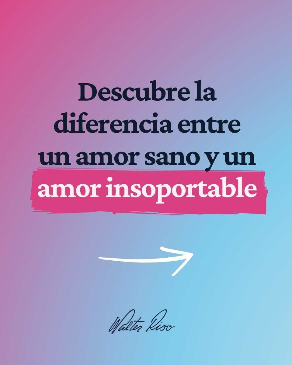 Walter_Riso's tweet photo. En el seminario “Amores insoportables: cuando el miedo al abandono y a la soledad nos atrapa” podrás reconocer si estás en un amor que no te hace bien.

✅Fecha: 28 de marzo de 2026
✅Hora: 10:00 COL | 09:00 MEX | 08:00 LA | 11:00 MIAMI | 12:00 ARG | 16:00 ESP
🚨Valor especial: $49 USD🚨

👉 Escribe AMOR y empieza a elegir amar desde tu fuerza.