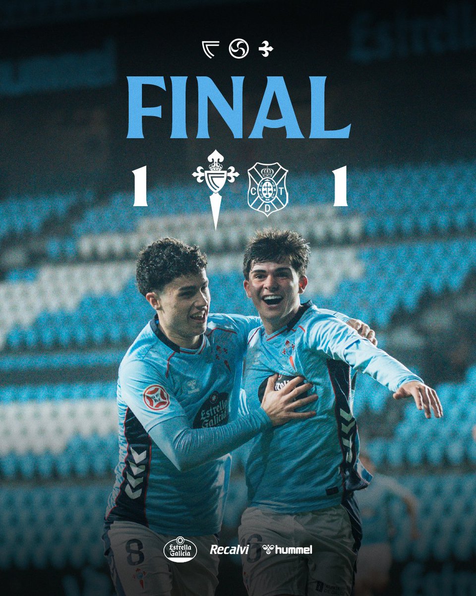 Sempre con vós, rapaces.
Hoxe e sempre, orgullo de canteira 🩵