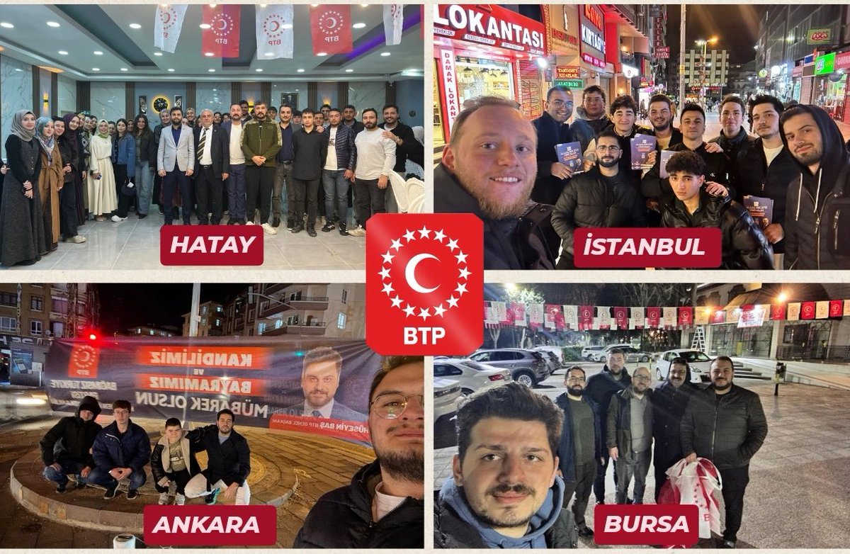 Gençlik kollarımız Türkiye’nin dört bir yanında sahada çalışmalarını sürdürüyor.
İftar programları, saha çalışmaları ve vatandaşlarımızla birebir temaslarla çalışmalarımıza devam ediyoruz.

İstikbal Biziz, Biz Geleceğiz. 🇹🇷