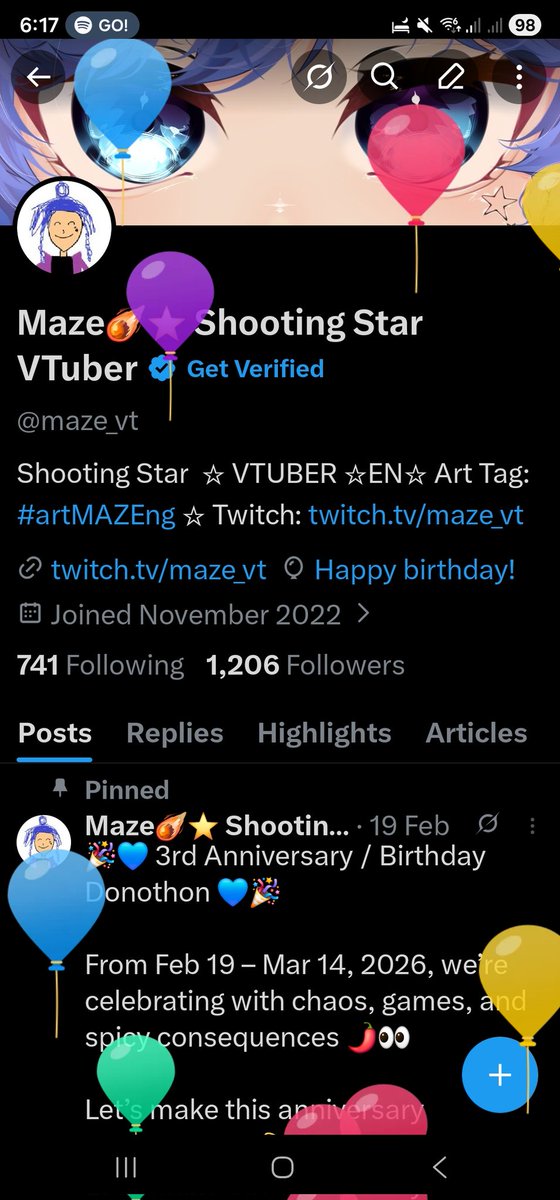 Maze☄️⭐ Shooting Star VTuber tweet media
