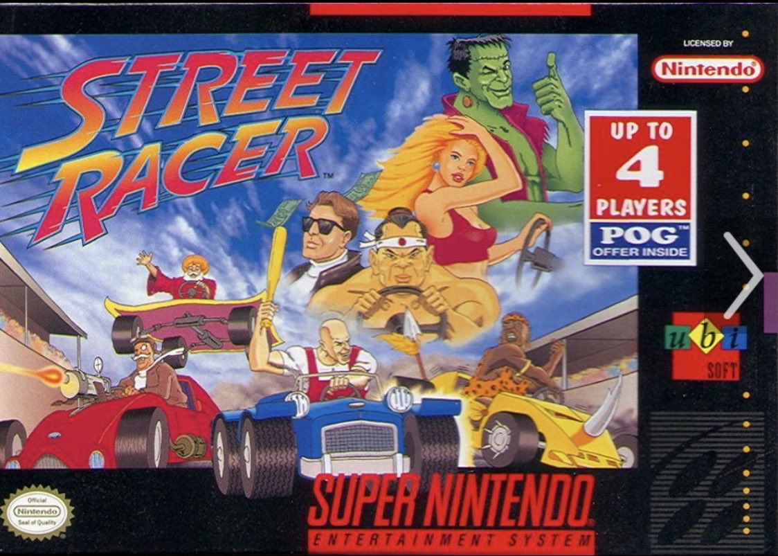 bwon35's tweet photo. SNES Friday-Street Racer (1994)…….#snesfriday……..#ilovethe90s……..#streetracer…….#Ubisoft……#ubisoftgames……#snesforever……@ColonelFalcon…… https://t.co/472OtbpbFE