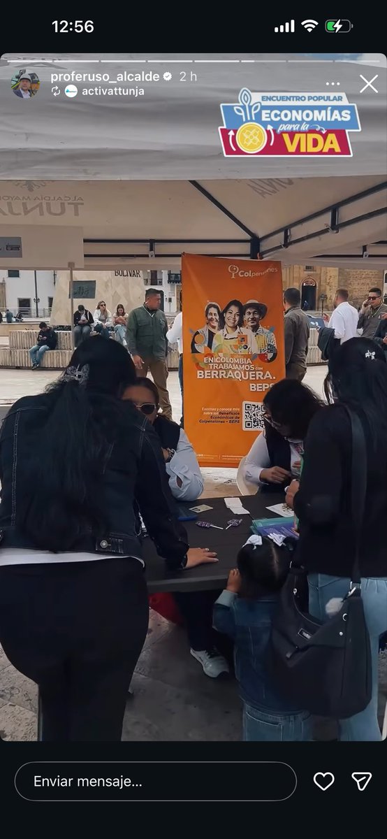 Tunja fue vitrina para el talento y el trabajo de emprendedores, asociaciones y productores del territorio durante el Encuentro Popular #EconomíasPorLaVida.

Un espacio para visibilizar sus productos y fortalecer la economía popular, avanzando hacia una #BoyacáGrande 💚💜🤍.