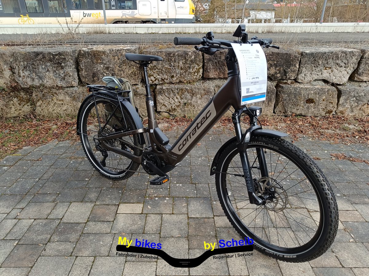 MybikesbyScheib's tweet photo. #Corratec #ePower #MTC 100 Wave CX 8

Motor: #Bosch #PerformanceLine #CX Smart System #Gen5 mit 85Nm Drehmoment (ready für 100Nm)

Akku: Bosch #PowerTube 800 #Horizontal mit 800Wh Kapazität

Zulässiges Gesamtgewicht: 140kg!

Preis: *Für nur 5.599,-€

#mybikesbyscheib https://t.co/vaI0Hk00qr