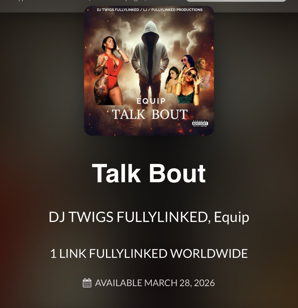 FULLYLINKED100's tweet image. distrokid.com/hyperfollow/dj….  🌍  #talkbout #sensitiveriddim #fullylinked #dancehall #worldwide #Spotify #Youtube #applemusic