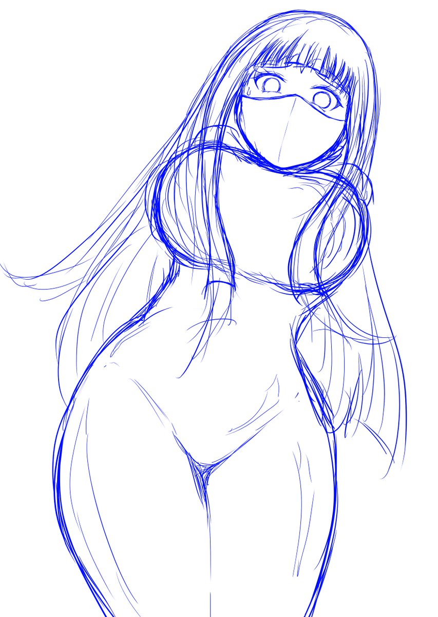 ひと眠りしてから「ラバーで相手を拘束する魔法」を描こうと思います。 