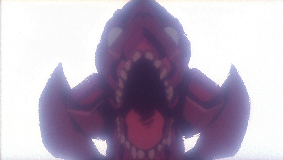ArqaApocrypha's tweet photo. A rather interesting callback. Eva-01's head AND core get combined into a single visual of Eva 13 exposing its throat core (where Asuka is). #evangelion #エヴァンゲリオン #visualparallels https://t.co/glBwQ7Dtfi