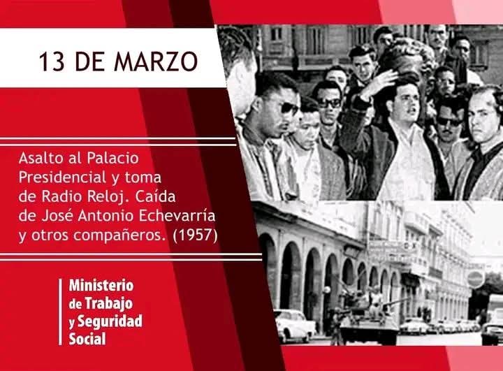 yely840612's tweet image. Los jóvenes del 13 de marzo de 1957 demostraron que la tiranía no era invencible. Al conmemorar un aniversario más de la gesta, recordamos a José Antonio y a todos los que ofrendaron sus vidas por la libertad .
#PorCuba 
#Camagüey