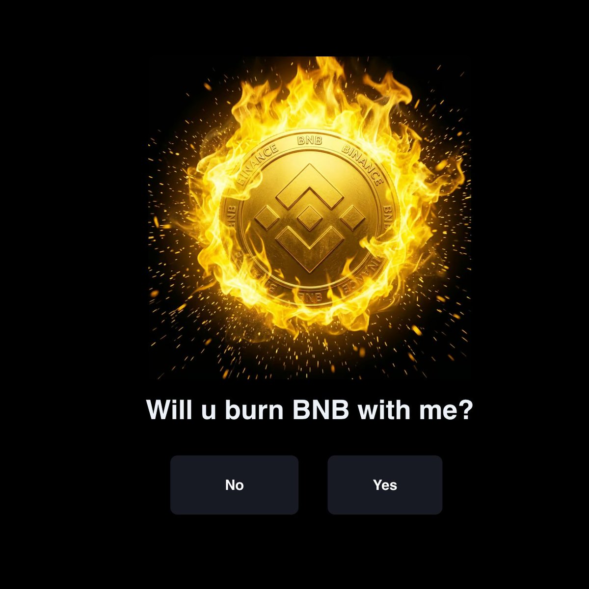 DestroyBNB - Community Burning 🔶 tweet media