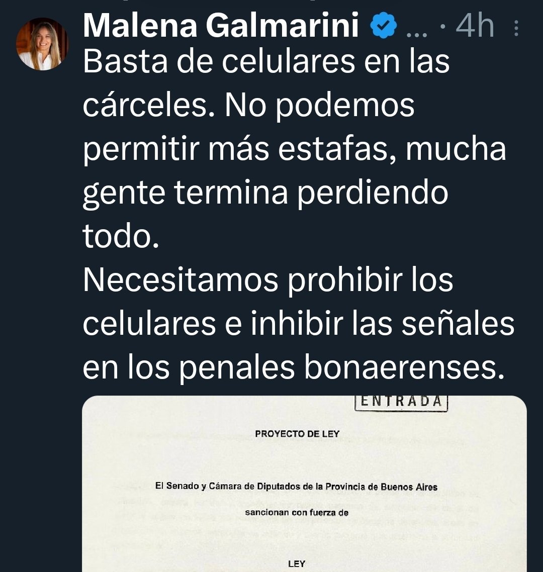 Tengan cuidado hay kirchneristas diciendo cosas de sentido común como si mo fueran ellos los que les dan los celulares, el derecho al voto,el sueldo, el aguinaldo y las vacaciones pags a los presos.
Decí que a Maleva la conocemos bien.