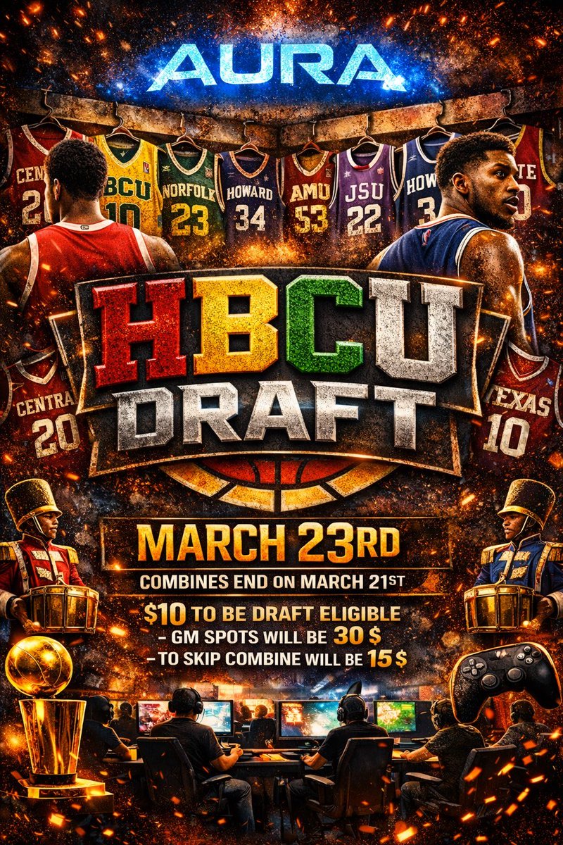 Aura HBCU Draft League tweet media