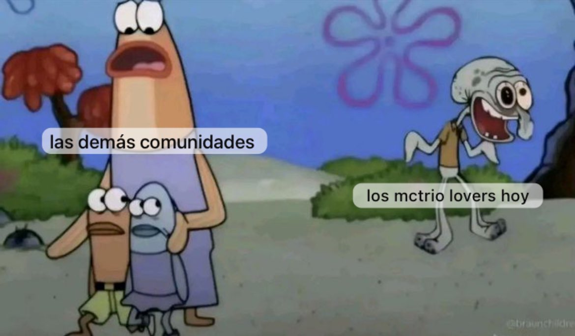 los mctrio lovers ayer y hoy manifestando al mctrio en el qsmp