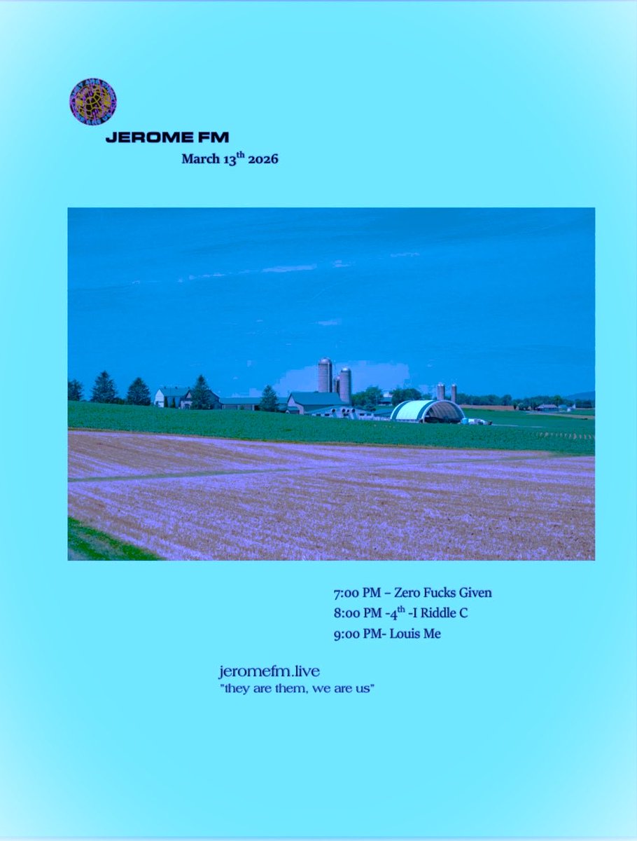 JEROME FM tweet media