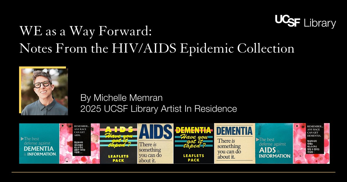 UCSF Library tweet media