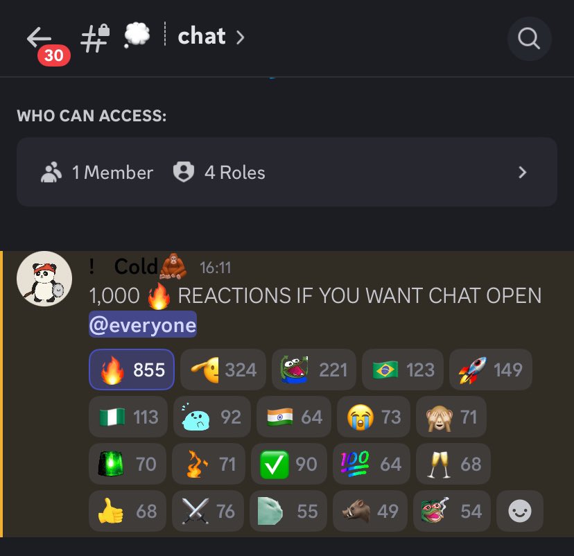 our discord went live today, impromptu, but yet insane influx in 45 minutes — over 1k members 
numerous boost!

• we’ve literally spent 0$ on marketing 
• we’ve received zero support from top names, NFT KOLs on even influencers 
• we’ve done it all, by ourselves (VANT strong)