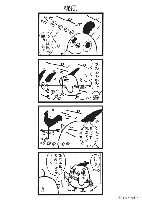 強風
#漫画が読めるハッシュタグ
#鶏たるもの 