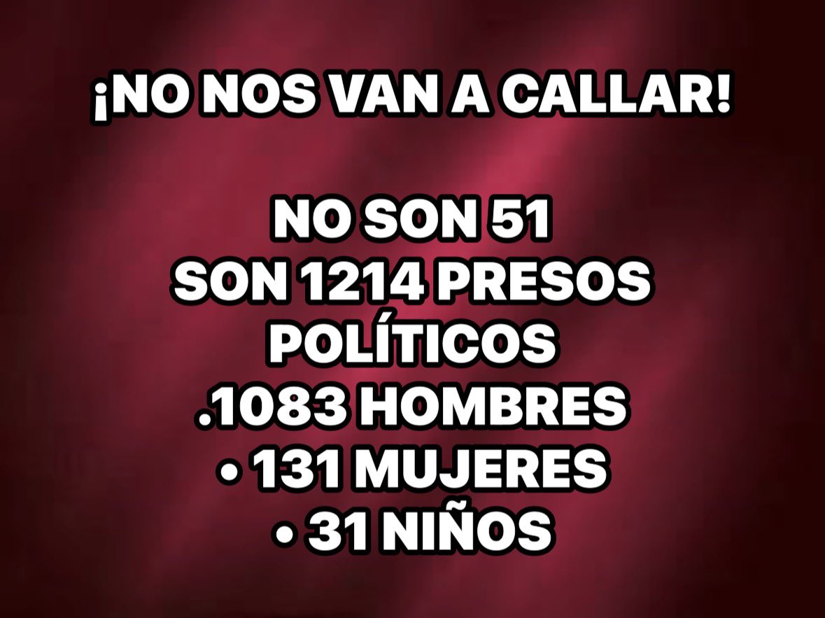 ¡Cuba 🇨🇺 
¡Hasta que todos sean libres!
¡Libertad para todos los presos políticos!