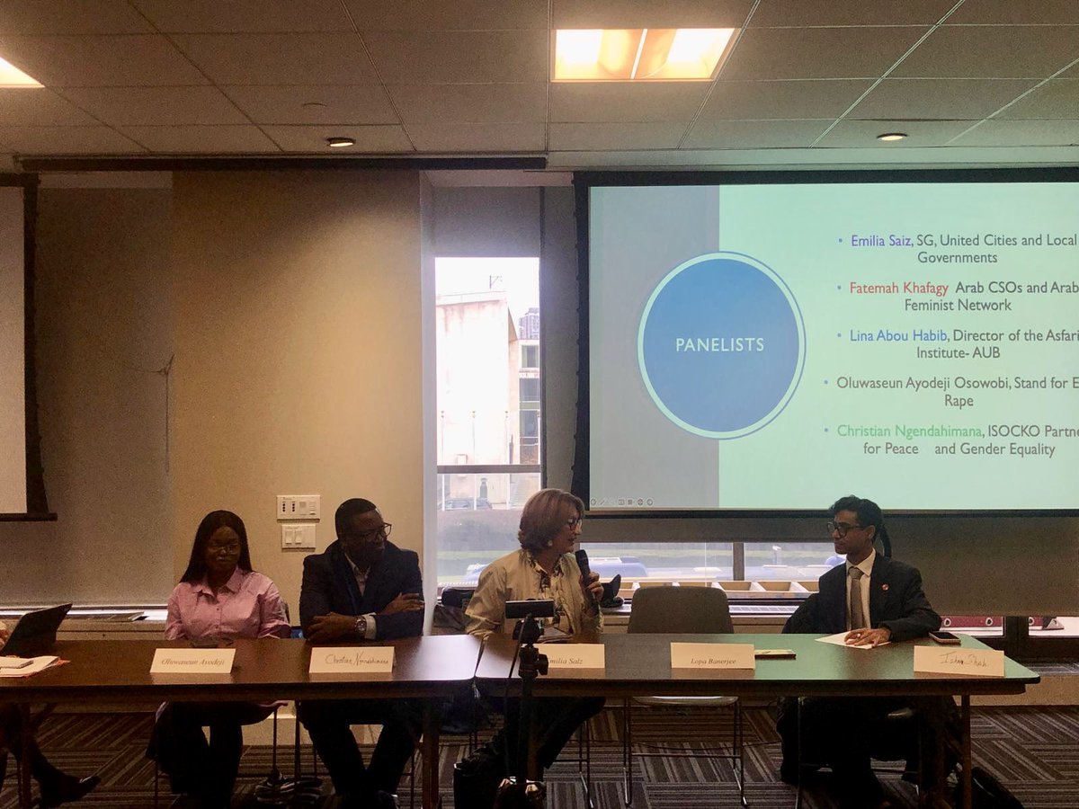 uclg_org's tweet image. 🟣#CSW
From Revitalization to Renewal: Advancing Access to Justice and Strengthening the #GenderEquality Architecture

SG @UCLG_Saiz highlights that alliances between #LRGs &amp;amp; CSO must go beyond sole participation and start influencing truely global policy making