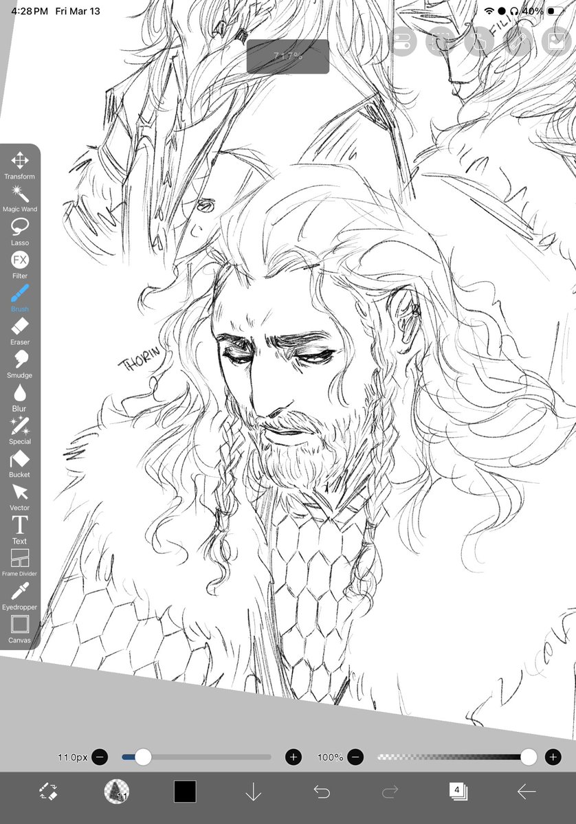 burgeonoli's tweet image. Sorry, took a break and came back #thehobbit pilled as fuck 
#thorinoakenshield #kili #fili