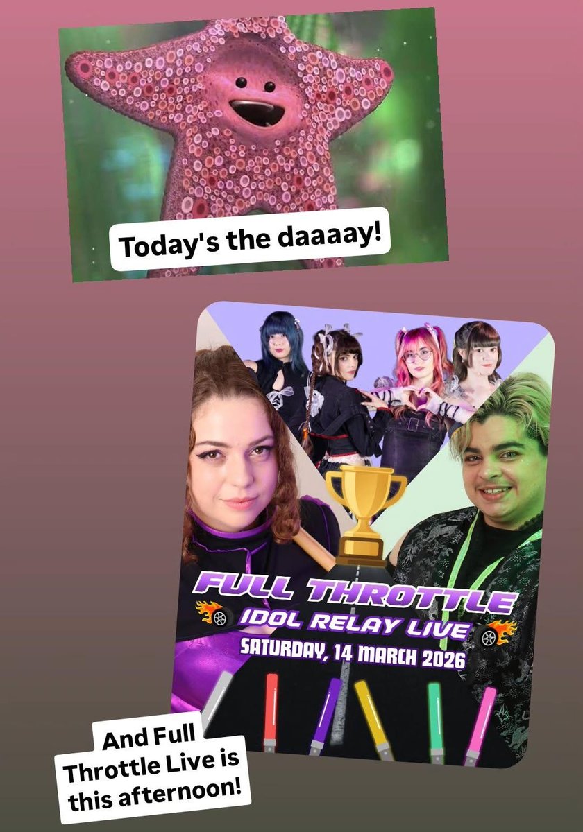 FULL THROTTLE IDOL RELAY IS TODAY