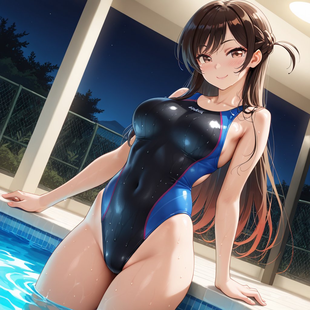 Chizuru Mizuhara｜水原千鶴

Night pool training
Wet competitive swimsuit girl
Under the pool lights

Full set tonight on Patreon

#swimsuit