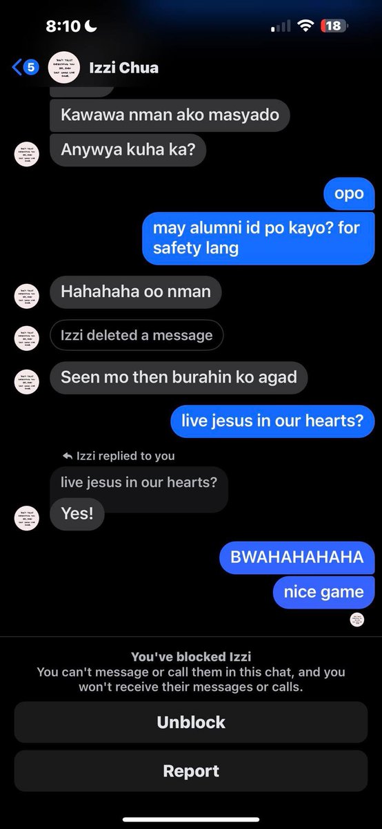 bansil0g's tweet photo. KITA KO LANG SA FB 😭😭😭😭

“LIVE JESUS IN OUR HEARTS?” 
“YES!”

HAHAHHAHAHAHAHAHAHAHAHAHAHHAHAHAHAHA WALA KANG MALOLOKO DITO https://t.co/m6yZ5H9jNr