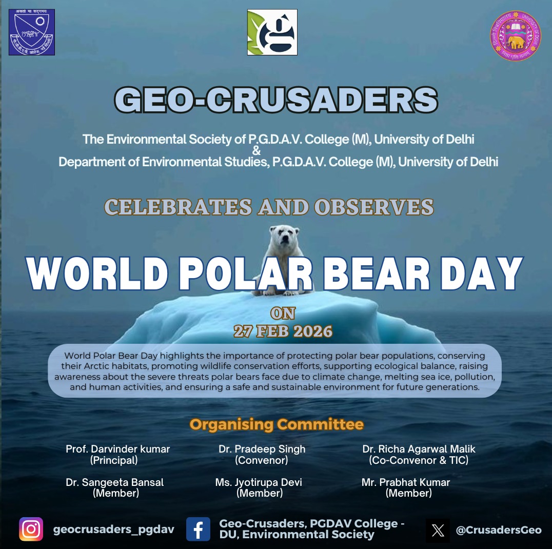 CrusadersGeo's tweet photo. This day reminds us that climate action is wildlife protection. By making conscious choices and reducing our carbon footprint, we contribute to safeguarding not just polar bears, but the entire ecosystem they represent.

#InternationalPolarBearDay #ClimateAction #ProtectTheArctic https://t.co/JCs5Lf1PJt