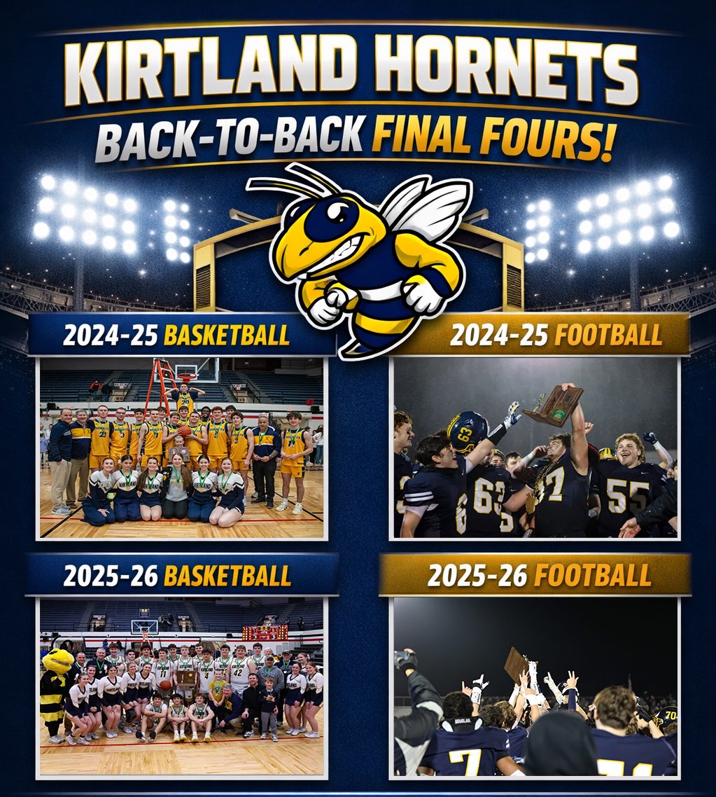 Kirtland Hornet Stat Crew tweet media