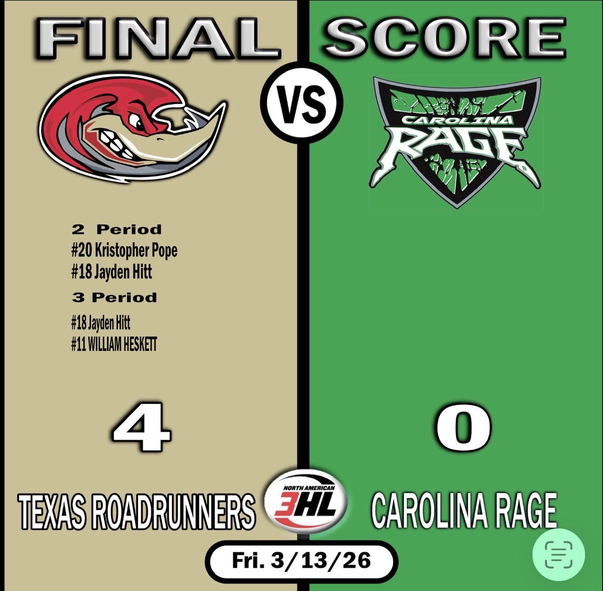 Texas RoadRunners tweet media